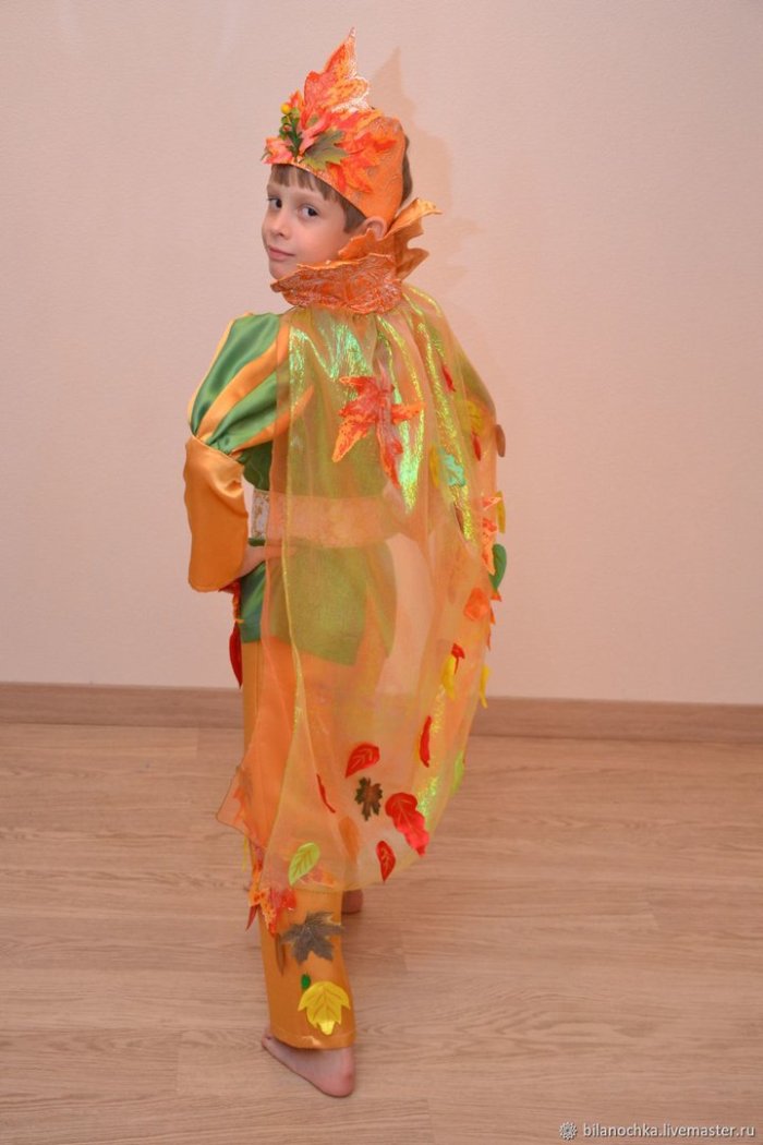 Костюм на праздник осени для мальчика