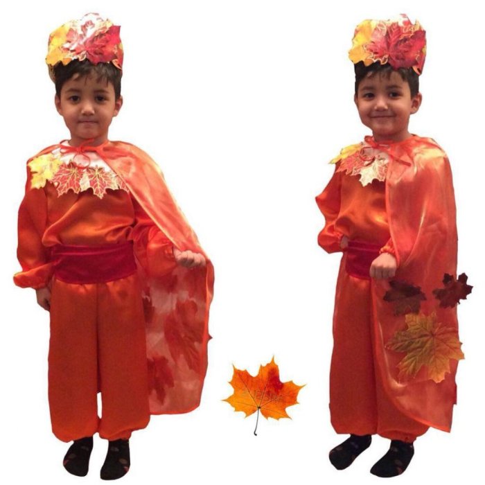Осенний карнавальный костюм для мальчика