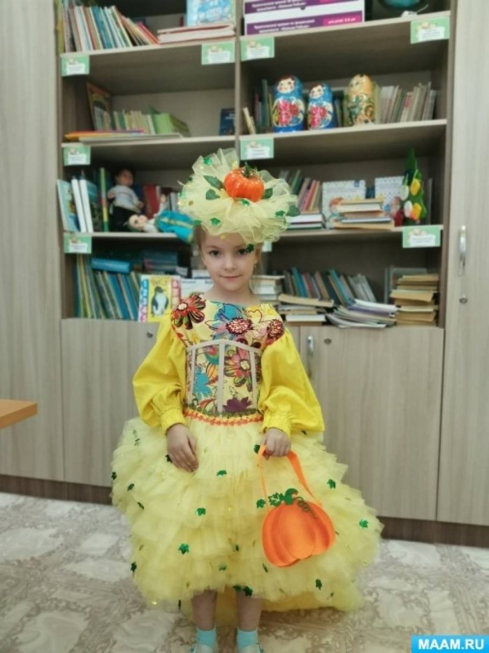 Платье на праздник осени в детском саду