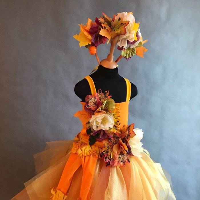 Осеннее платье для девочки