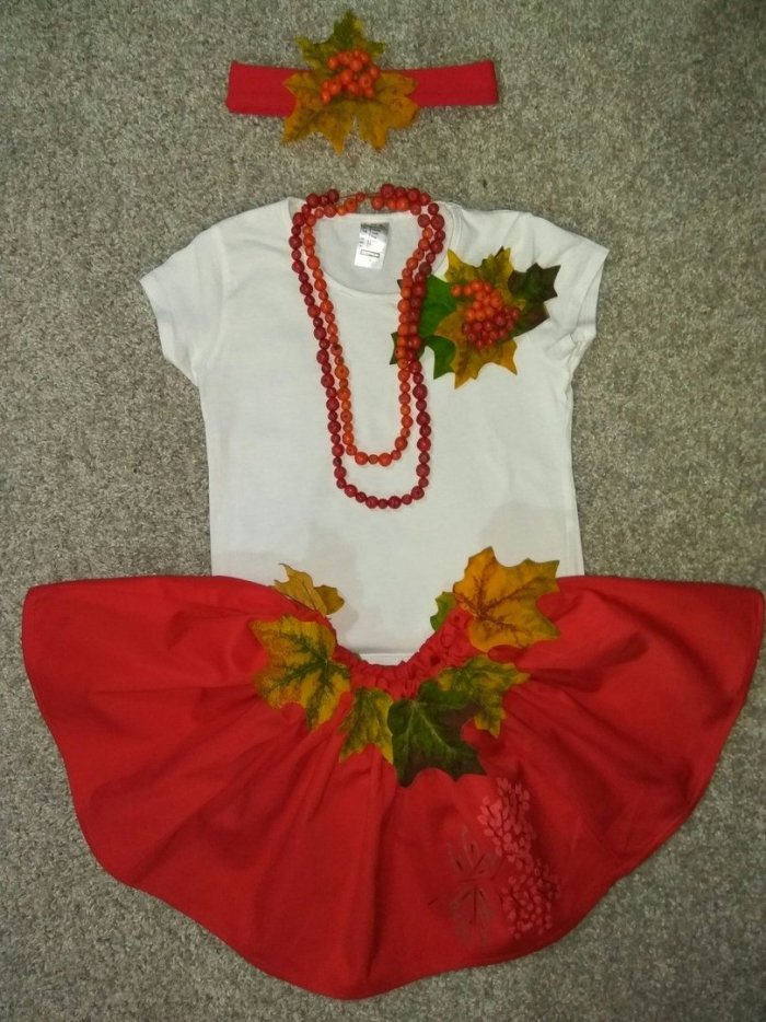 Костюм Рябинки для девочки на праздник осени