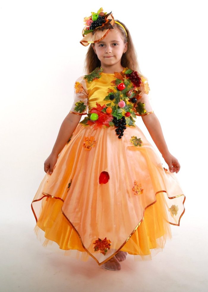 Наряд на праздник осени для девочки