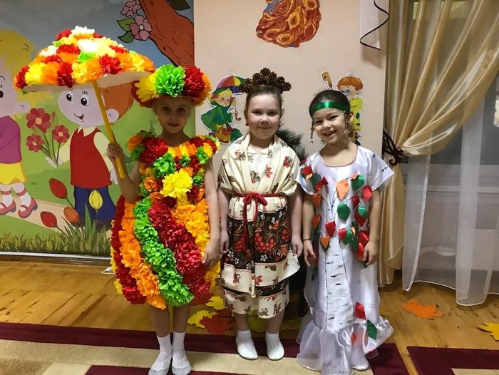 Костюмы на праздник осени в детском саду