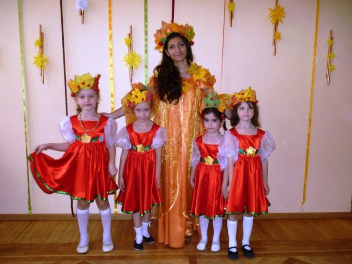 Корона для костюма осень