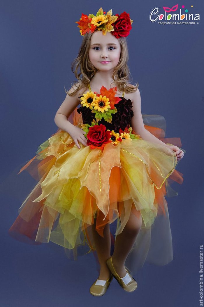 Осенний костюм для девочки