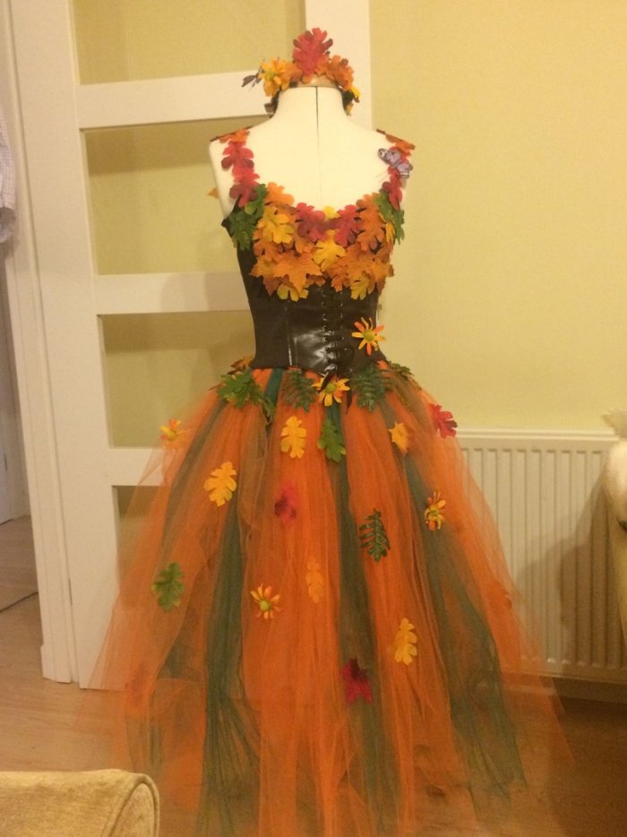 Осеннее платье для девочки