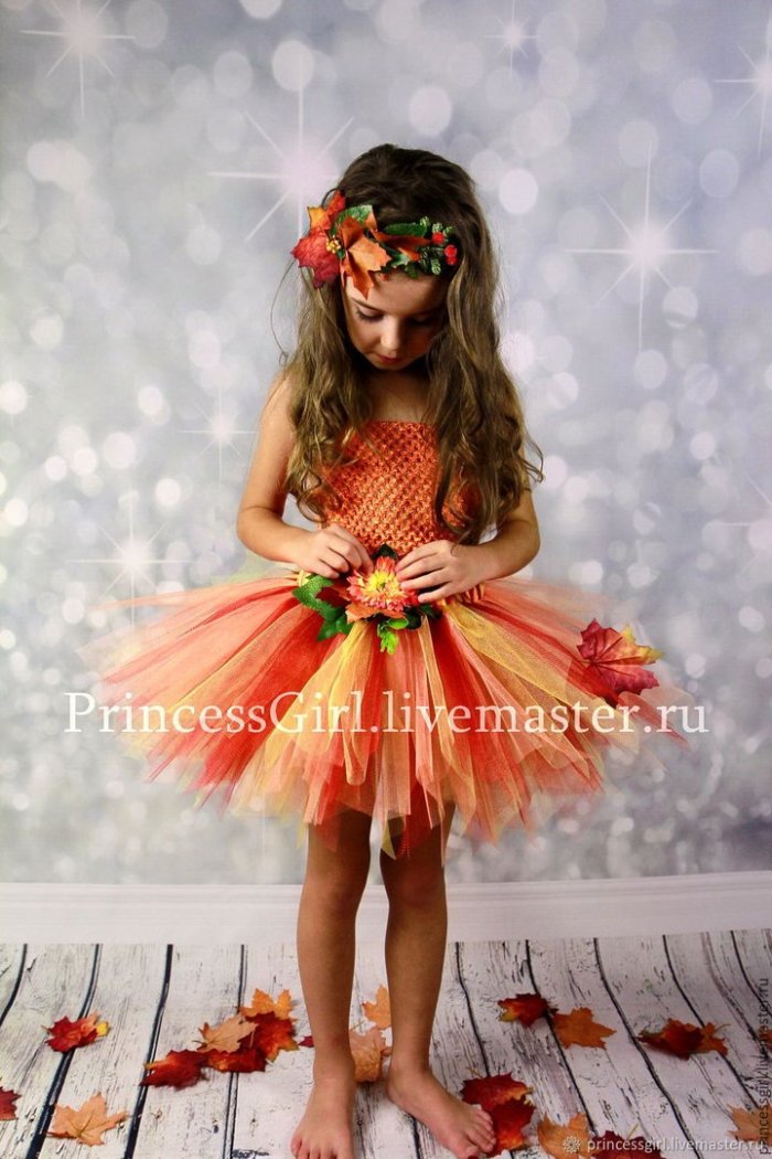 Осеннее платье для девочки