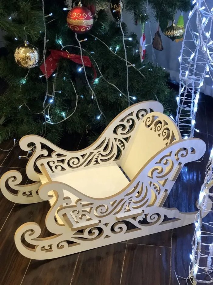 Декор деревянных саней