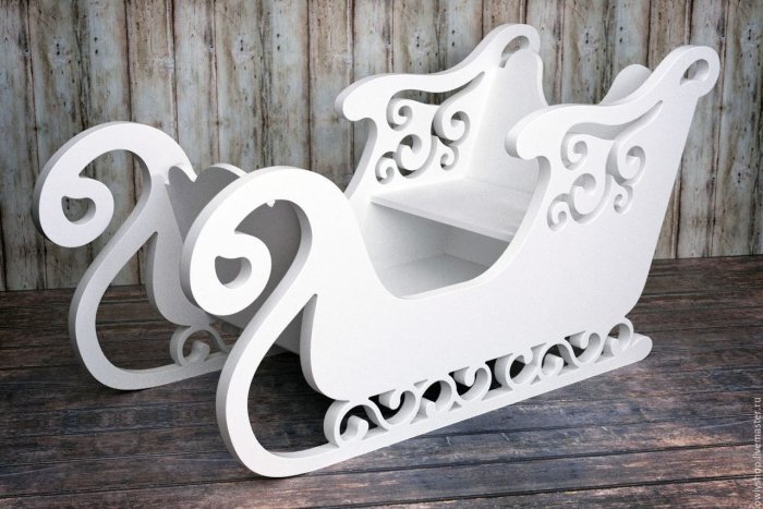 Изделия из пенопласта на новый год