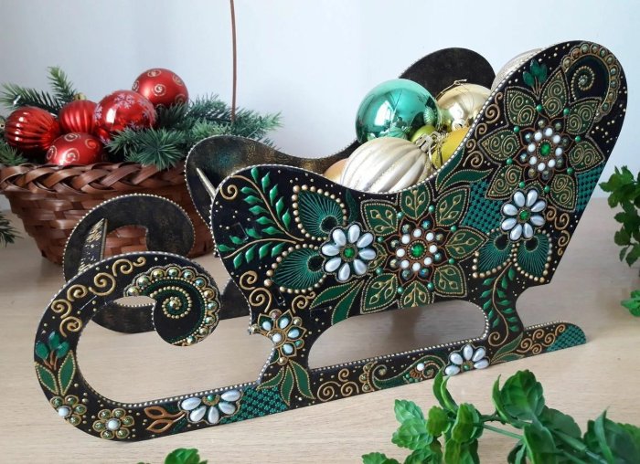 Новогодние сани