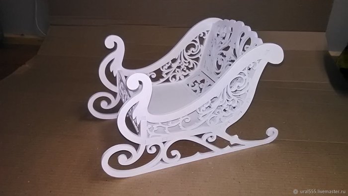 Резные детские санки