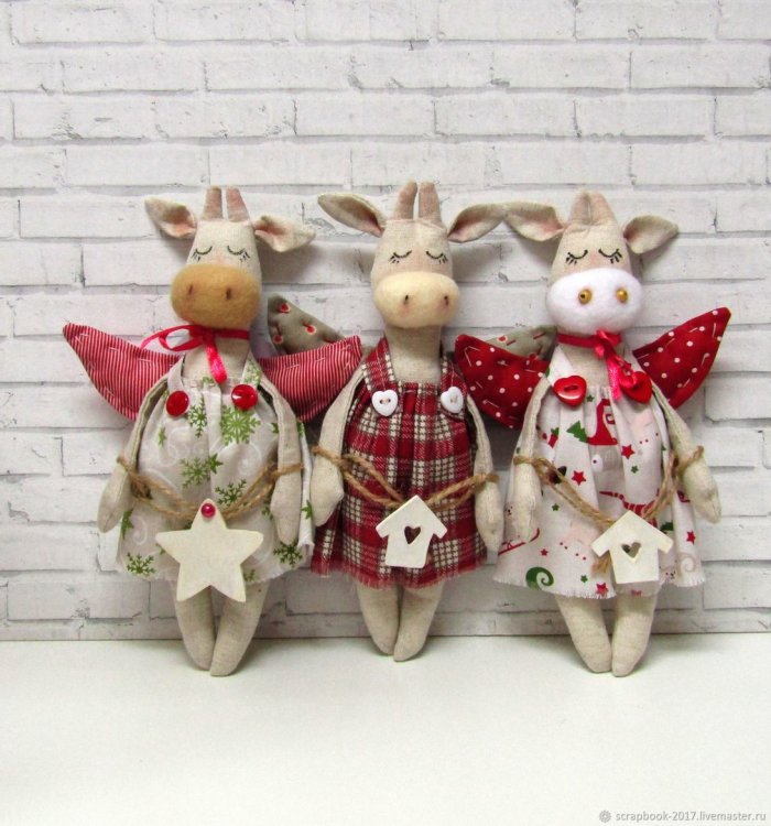 Текстильные игрушки ручной работы