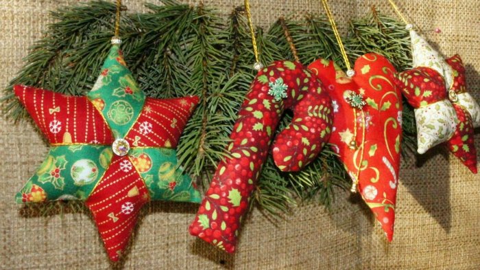 Текстильная елка