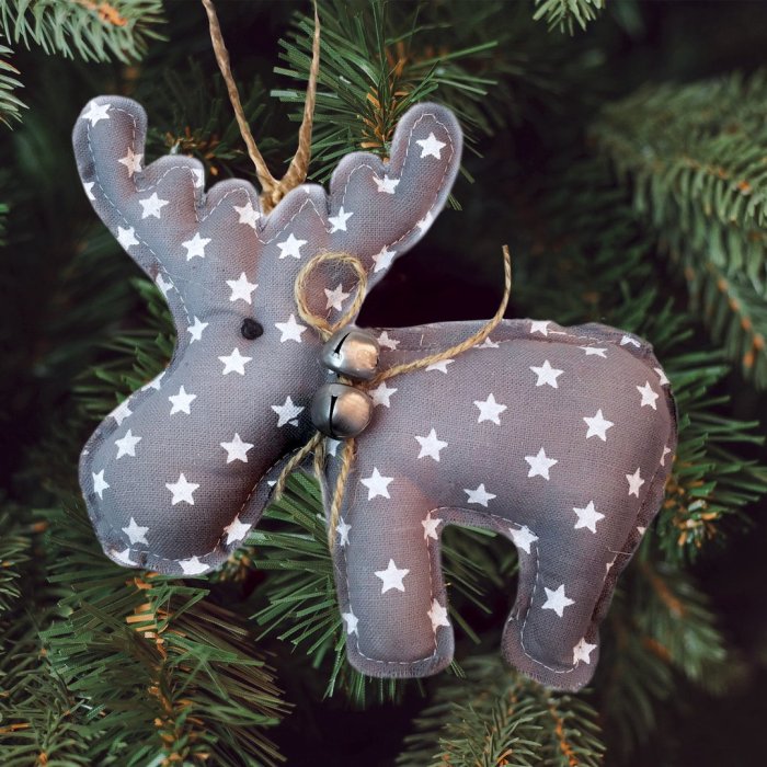 Текстильные игрушки на елку