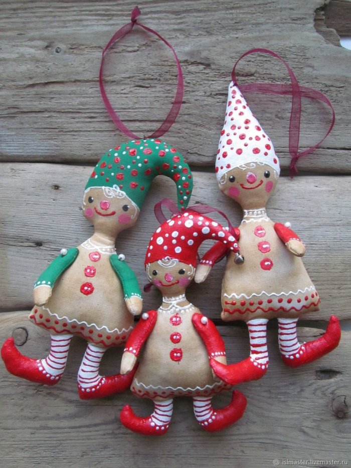 Елочные Грушки ручной работы