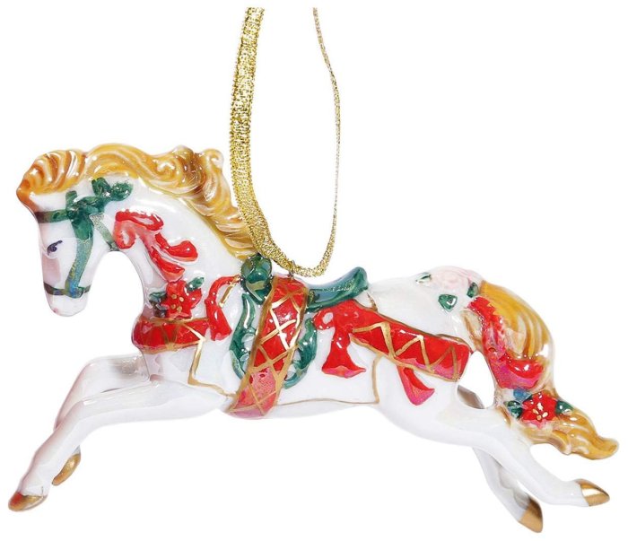 Елочная игрушка лошадка