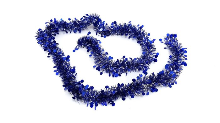 Дракон из мишуры на проволоке