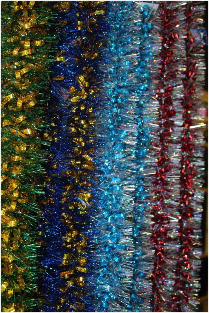 Мишура для фотозоны