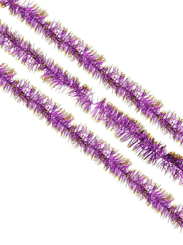 Тонкая мишура на проволоке