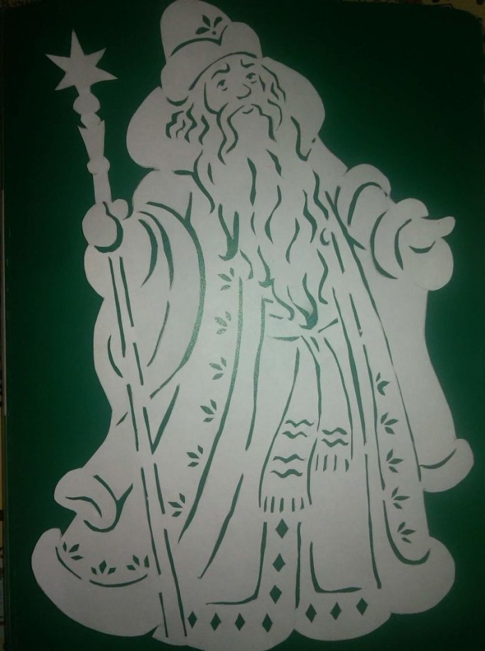 Вытанки новогодние дед Мороз