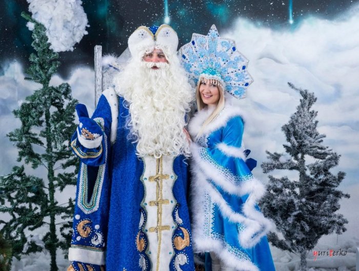 Дед Мороз и Снегурочка красивые