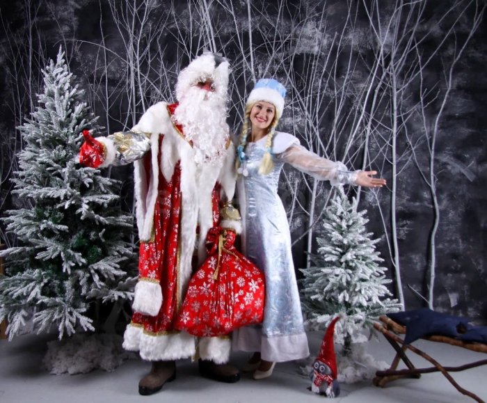 Дед Мороз и Снегурочка красивые