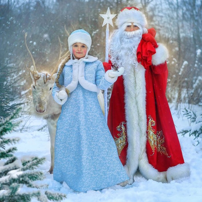 Комплект дед Мороз Снегурочка