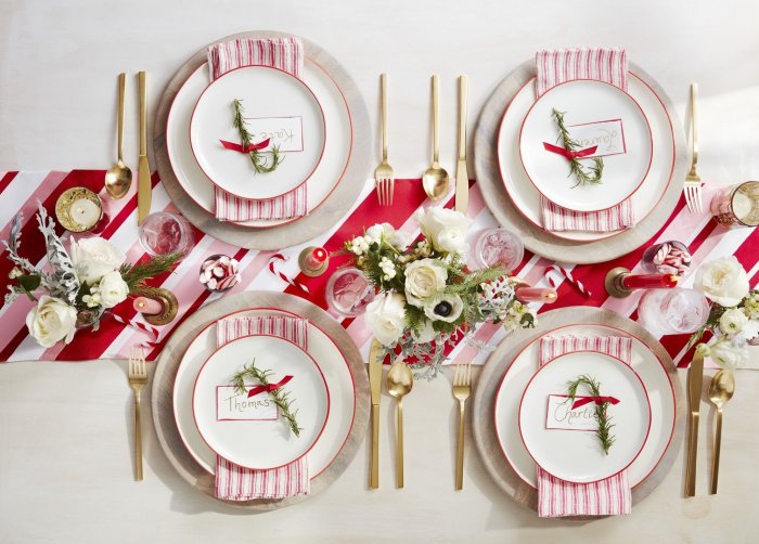 Сервировка новогоднего стола