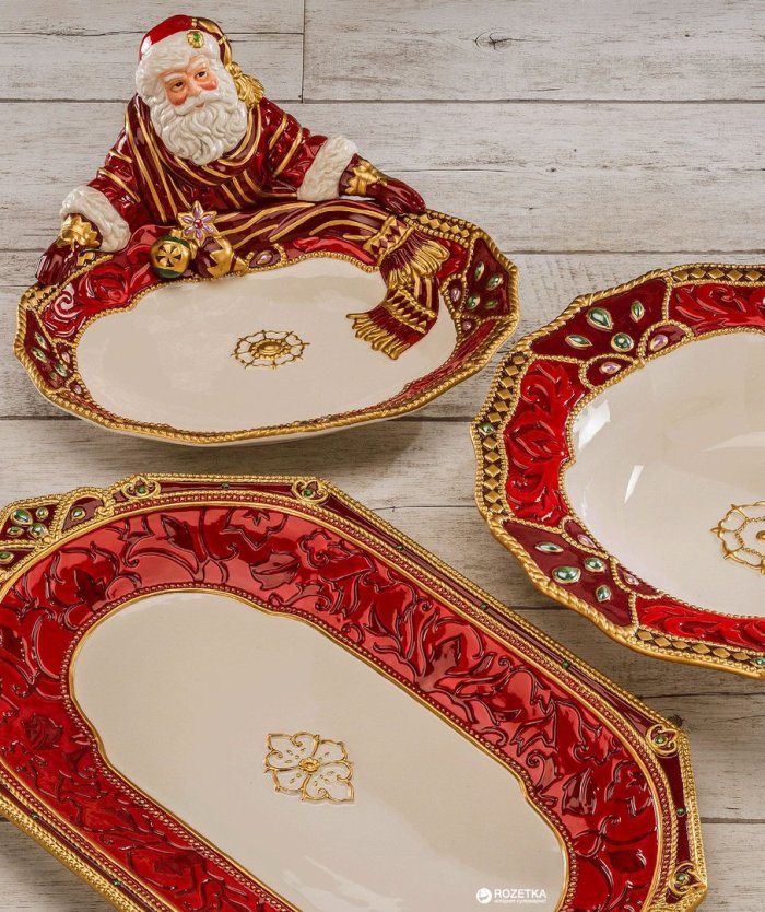 Рождественская посуда Fitz and Floyd