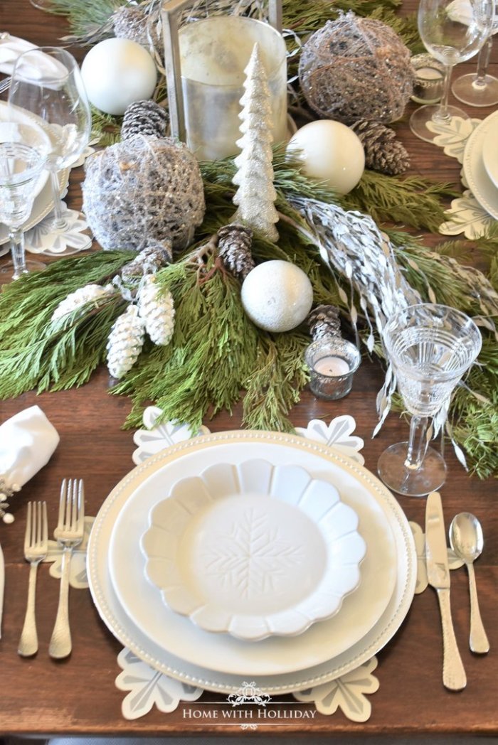 Сервировка новогоднего стола