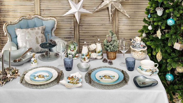 Новогодняя посуда кухенланд