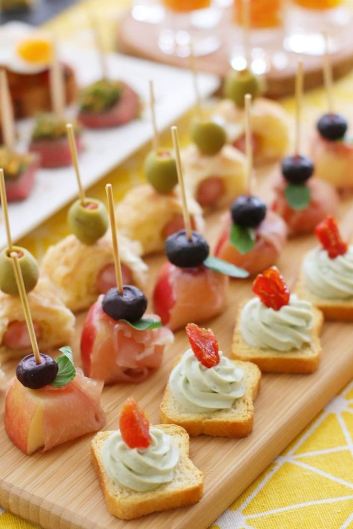 Канапе на новый год