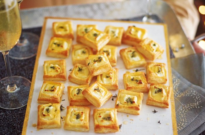 Бутерброды на слоеном тесте