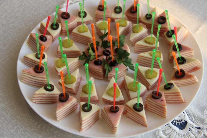 Канапе на детский день рождения