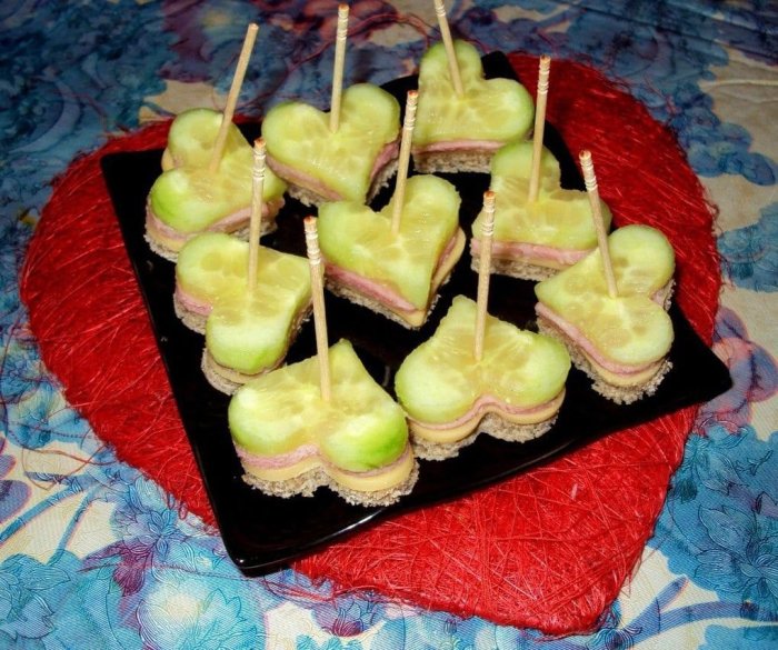 Канапе для детей на день рождения