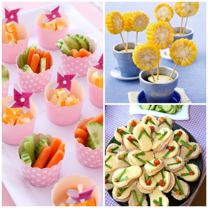 Закуски на детский день рождения