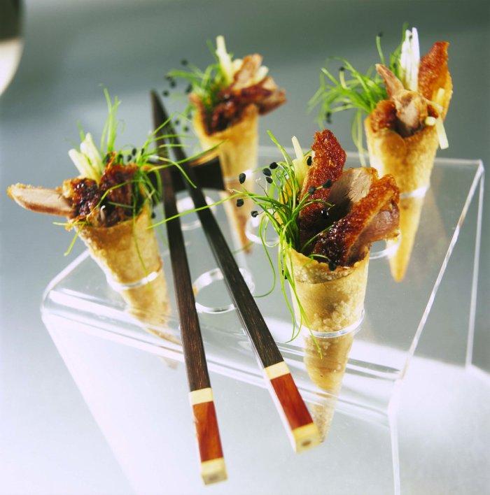 Креативная подача закусок