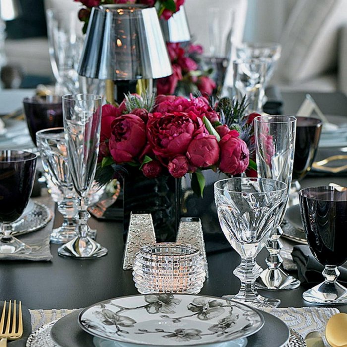 Сервировка стола баккара