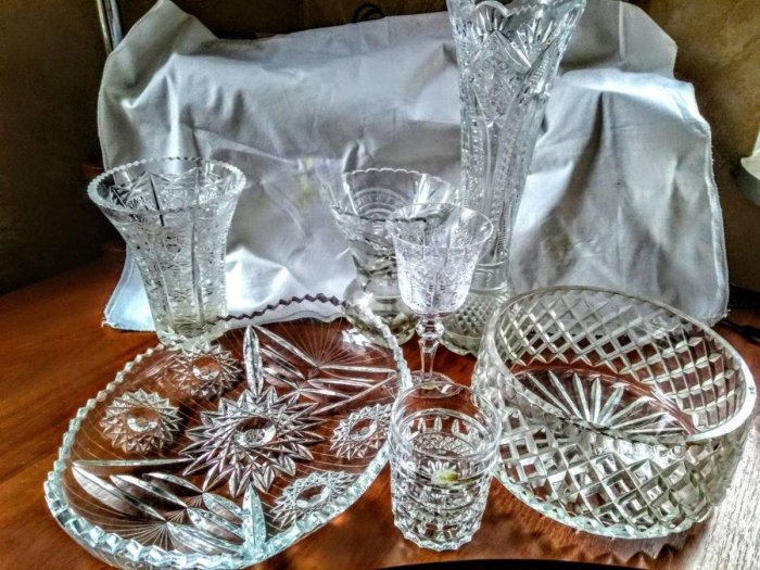 Хрустальная посуда СССР