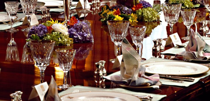 Сервировка стола в европейском стиле