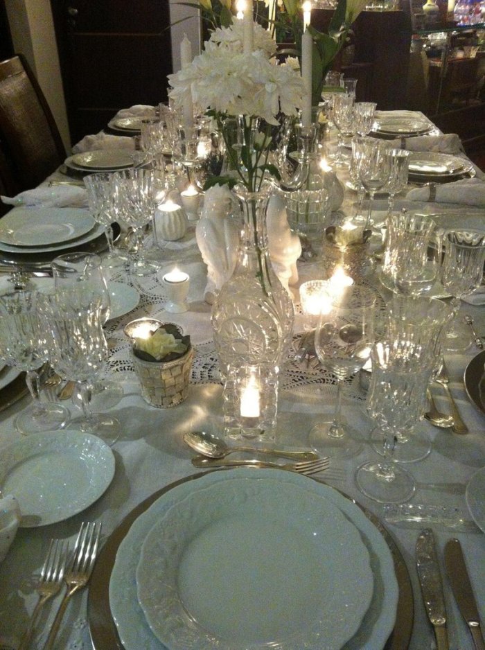 Хрусталь в современной сервировке