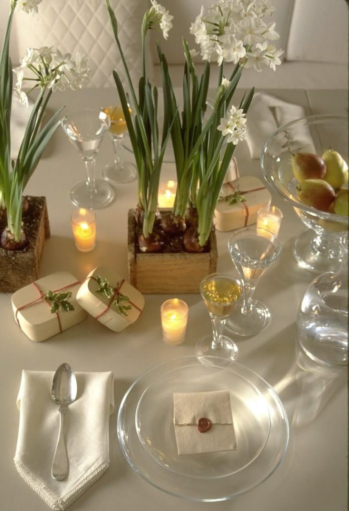 Стеклянная посуда для сервировки стола