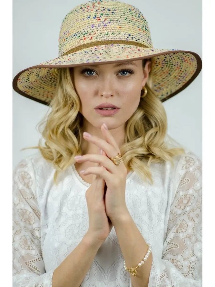 Шляпа женская летняя соломенная