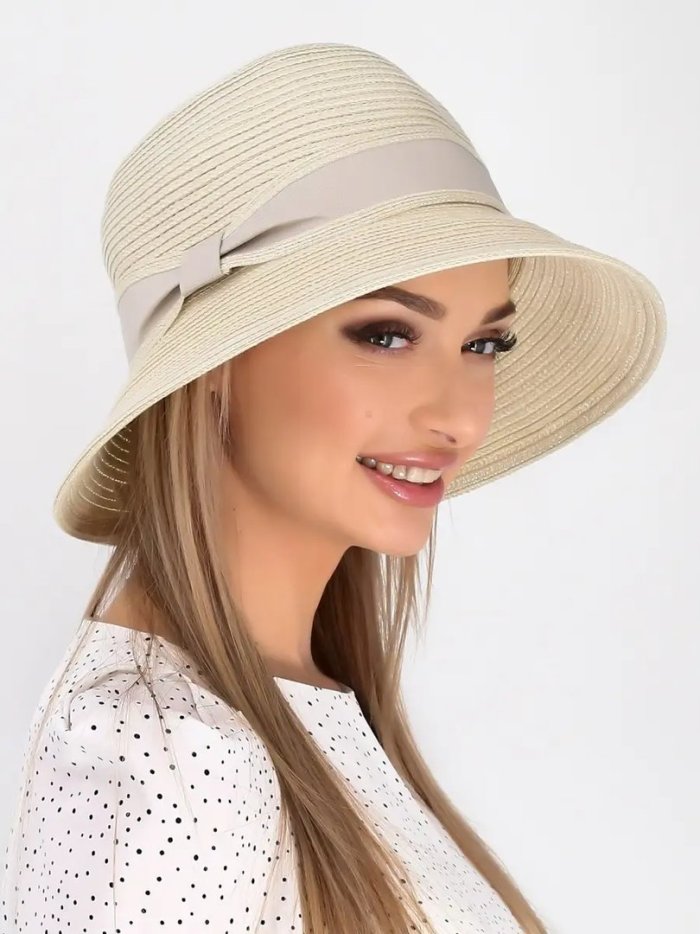 Шляпа женская летняя с узкими полями