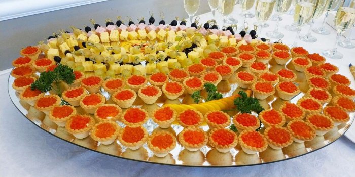 Красивые закуски для фуршета