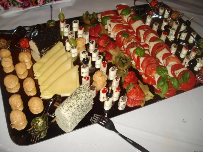 Мужской стол с закусками