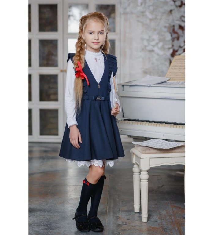 Duwali сарафан школьный