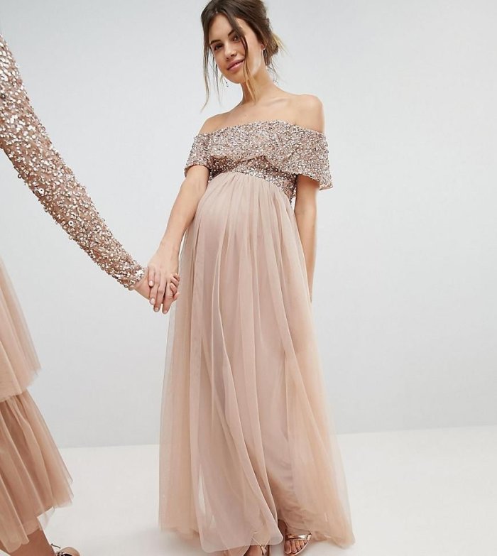 Платье для беременных вечернее