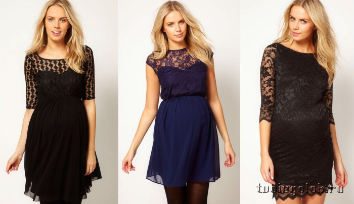 Новогодний образ для беременной на корпоратив