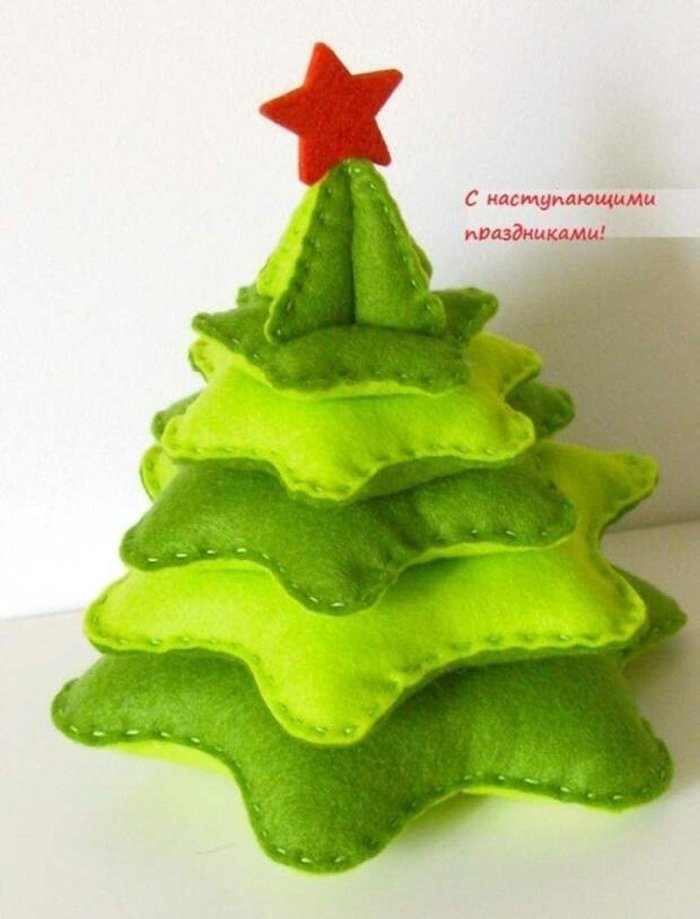 Елочка из фетра своими руками